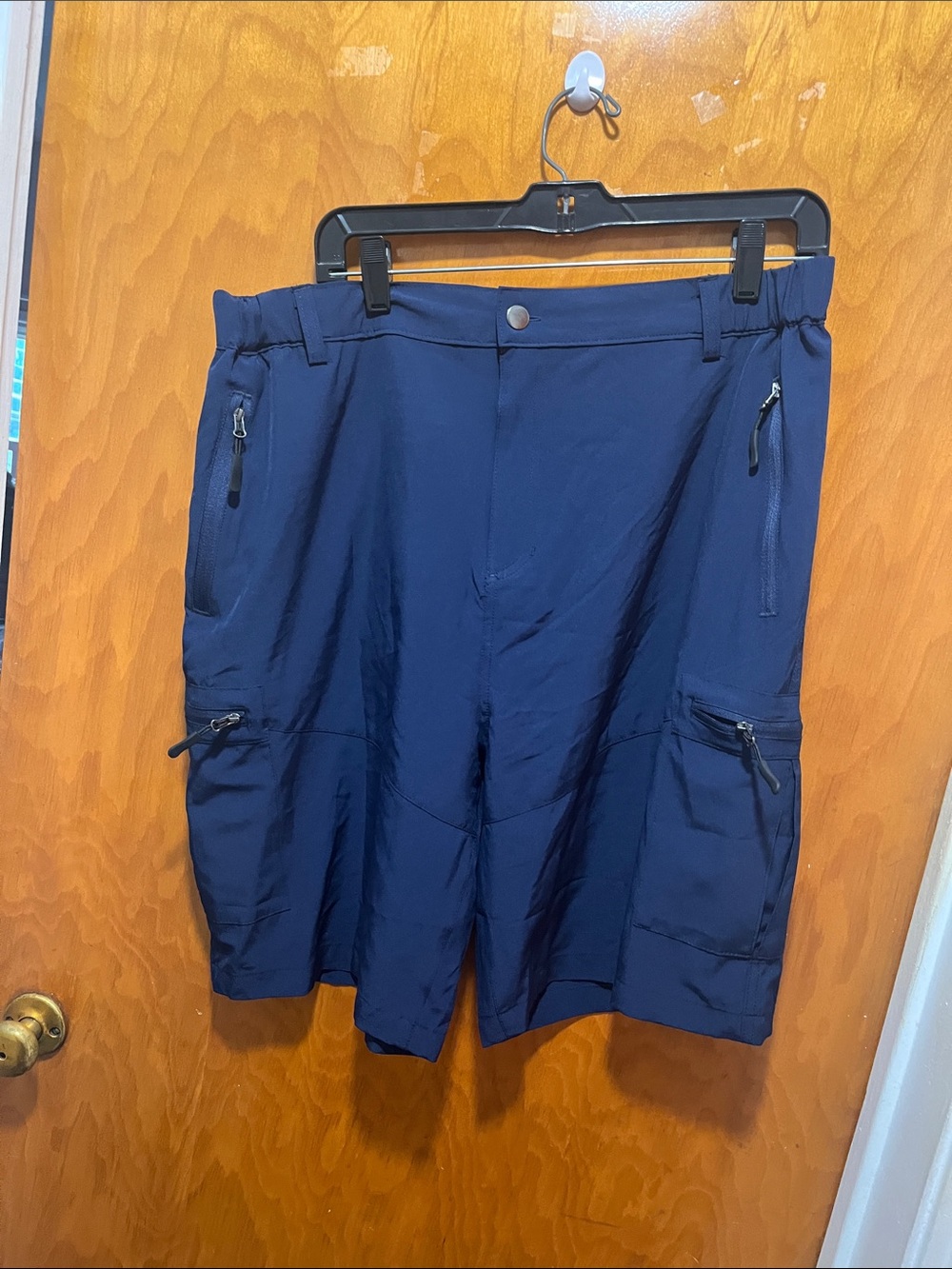 Men's Navy Cargo Active Shorts